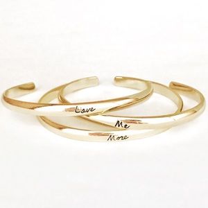 Victoria’s Secret Gold Cuff Bracelets